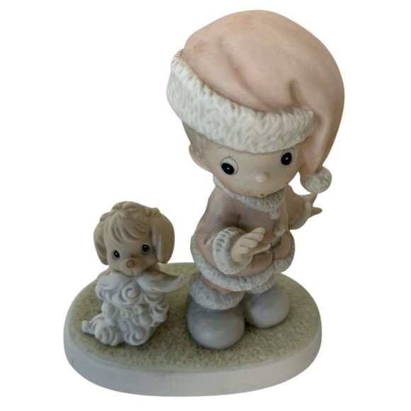 Vintage 1992 Precious Moments By Enesco WISHING YOU A HO HO HO Figurine - Picture 1 of 10